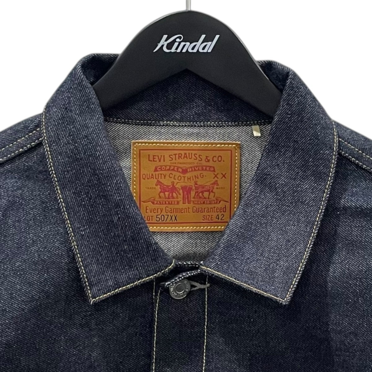 LEVI’S VINTAGE CLOTHING デニムジャケット TYPE 2 507XX 1953 TYPE II TRUCKER JACKET 日本製 70507-0066 古着・中古-3枚目のアイテム画像