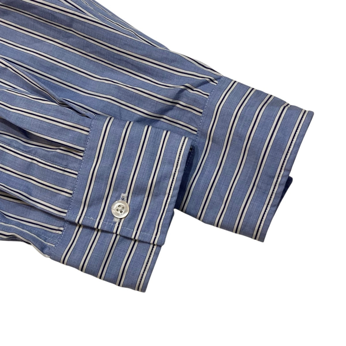HUGEN(ユーゲン) ストライプ長袖シャツSHIRT095 SHIRT095 ブルー