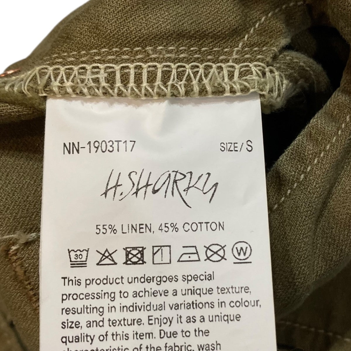 NICENESS 26SSH．SHARKYパンツNN-1903T17 古着・中古-8枚目のアイテム画像
