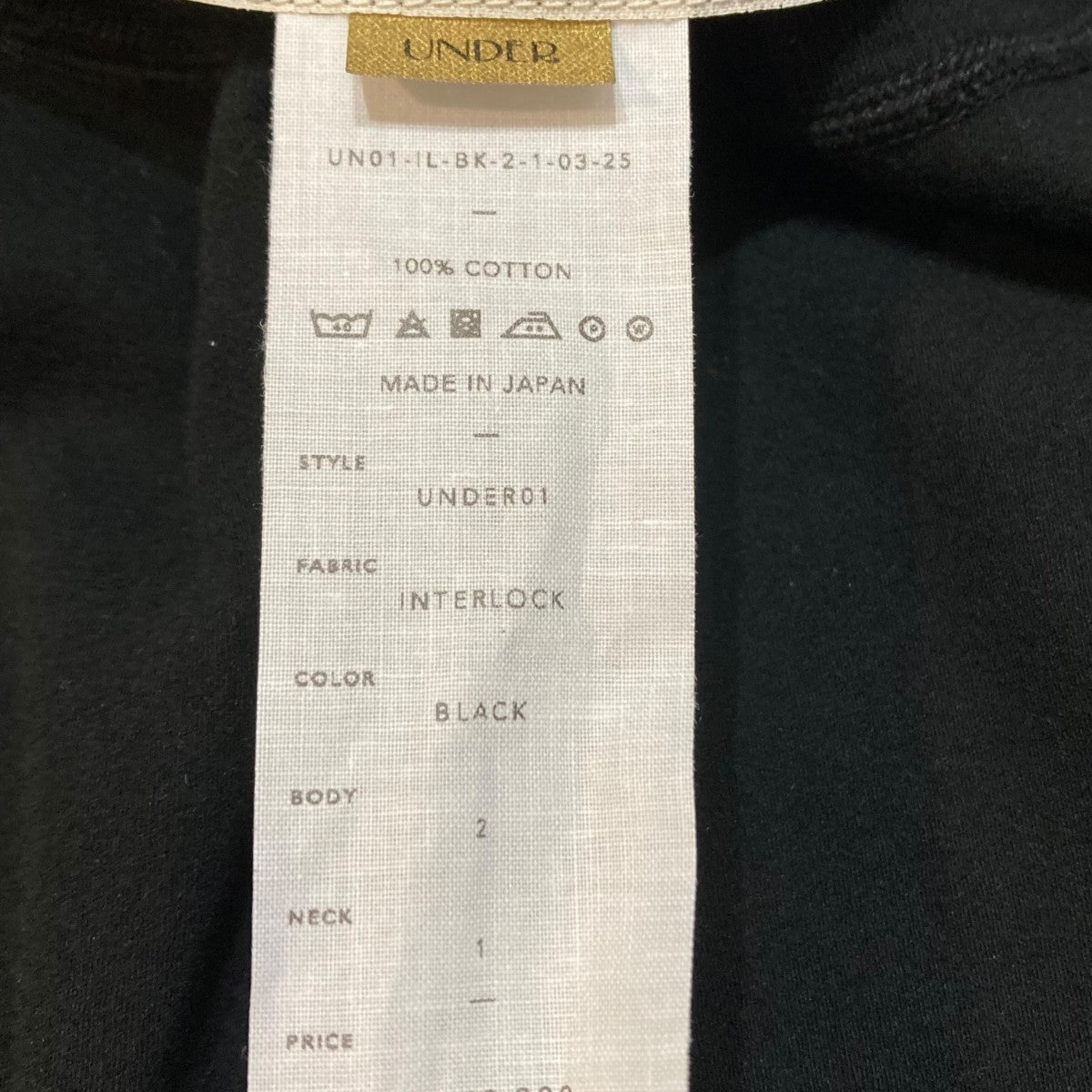 YE OLDE AND NEW MAN ロングTシャツUN01-1L-BK-2-1-03-25 古着・中古-7枚目のアイテム画像