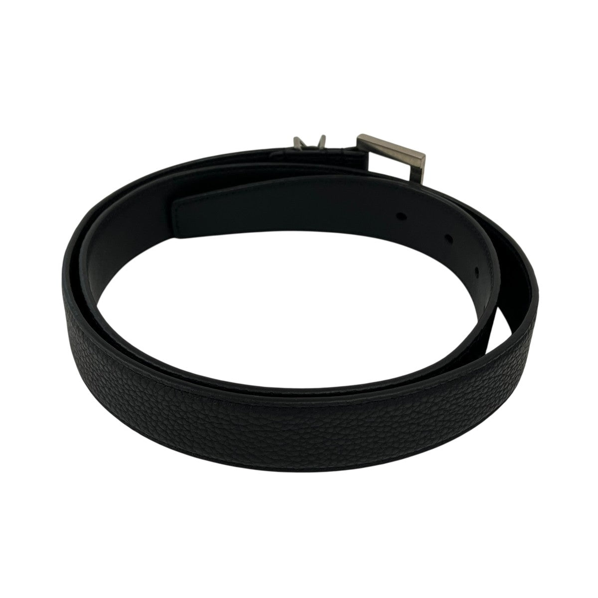 Yves Saint Laurent モノグラム・グレインレザーベルトGRZ554773 古着・中古-2枚目のアイテム画像