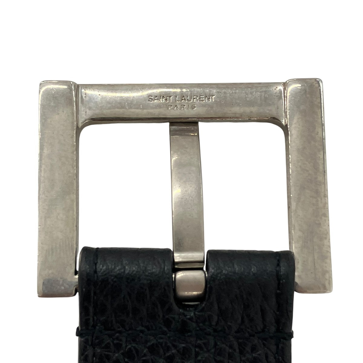 Yves Saint Laurent モノグラム・グレインレザーベルトGRZ554773 古着・中古-5枚目のアイテム画像