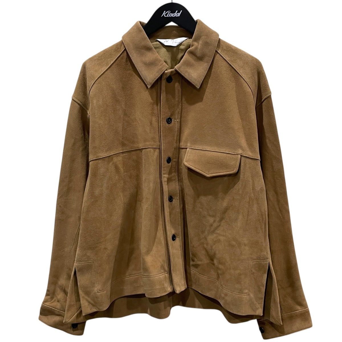 24AW スウェードショートシャツジャケット SUEDE SHORT SHIRT JACKET ANC-SH58
