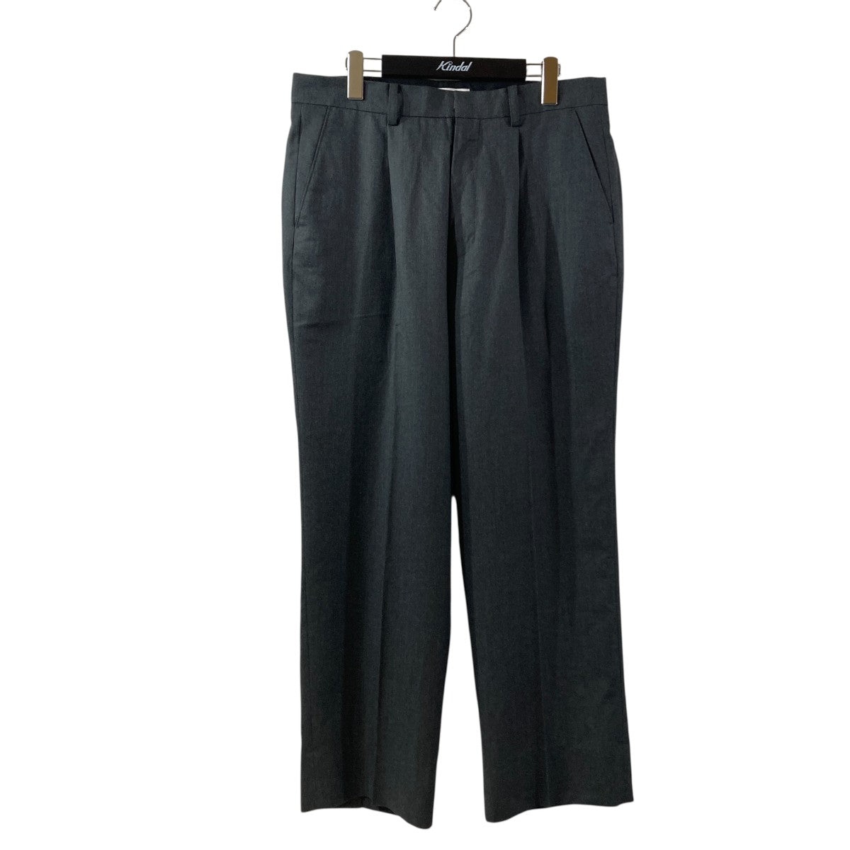 Super130’s WORSTED WOOL LIGHT MILLED GABARDINEスラックス20PT52