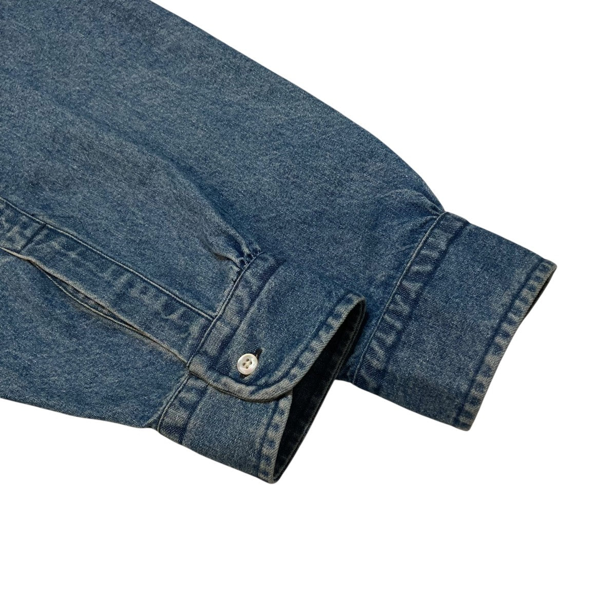 A．PRESSE BD Denim Shirtボタンダウンデニムシャツ22SAP-02-03H 古着・中古-4枚目のアイテム画像