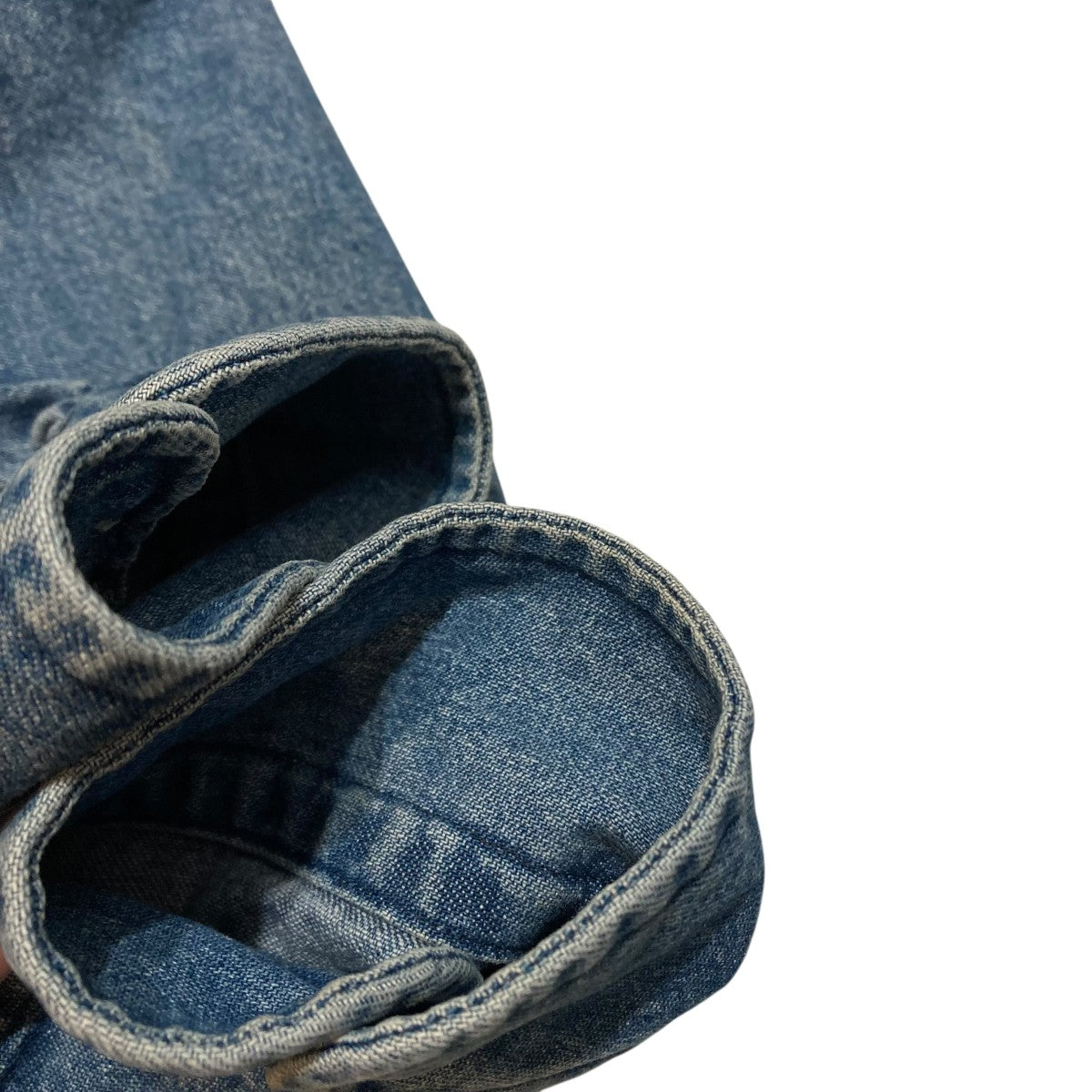 A．PRESSE BD Denim Shirtボタンダウンデニムシャツ22SAP-02-03H 古着・中古-5枚目のアイテム画像