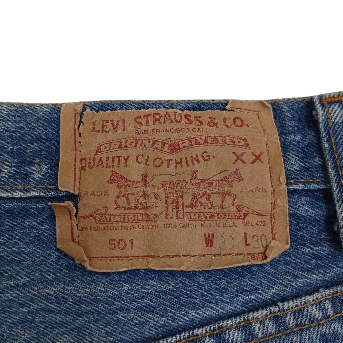 LEVI’S usa製デニムパンツ 古着・中古-3枚目のアイテム画像