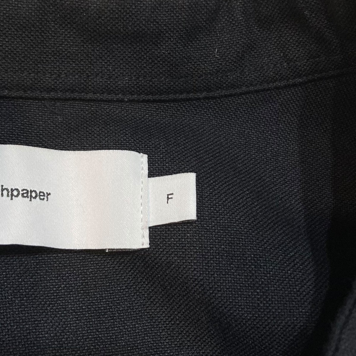 Graphpaper バンドカラーシャツGM231-50230B 古着・中古-7枚目のアイテム画像
