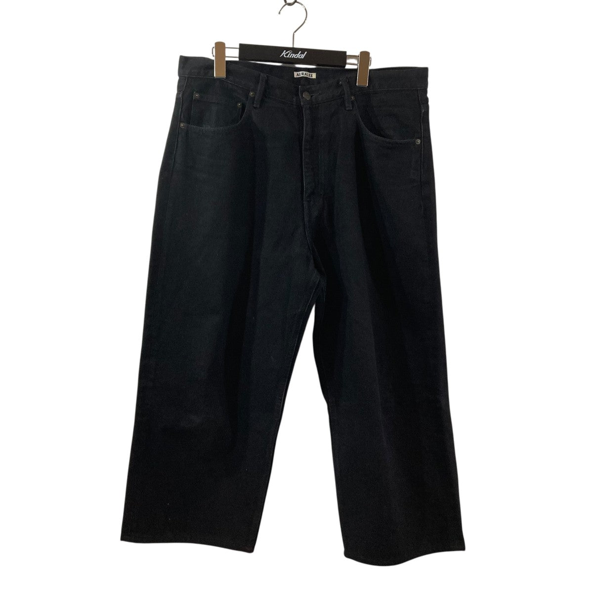 AURALEE HARD TWIST DENIM WIDE PANTSワイドデニムパンツA8AP02DM 古着・中古-1枚目のアイテム画像