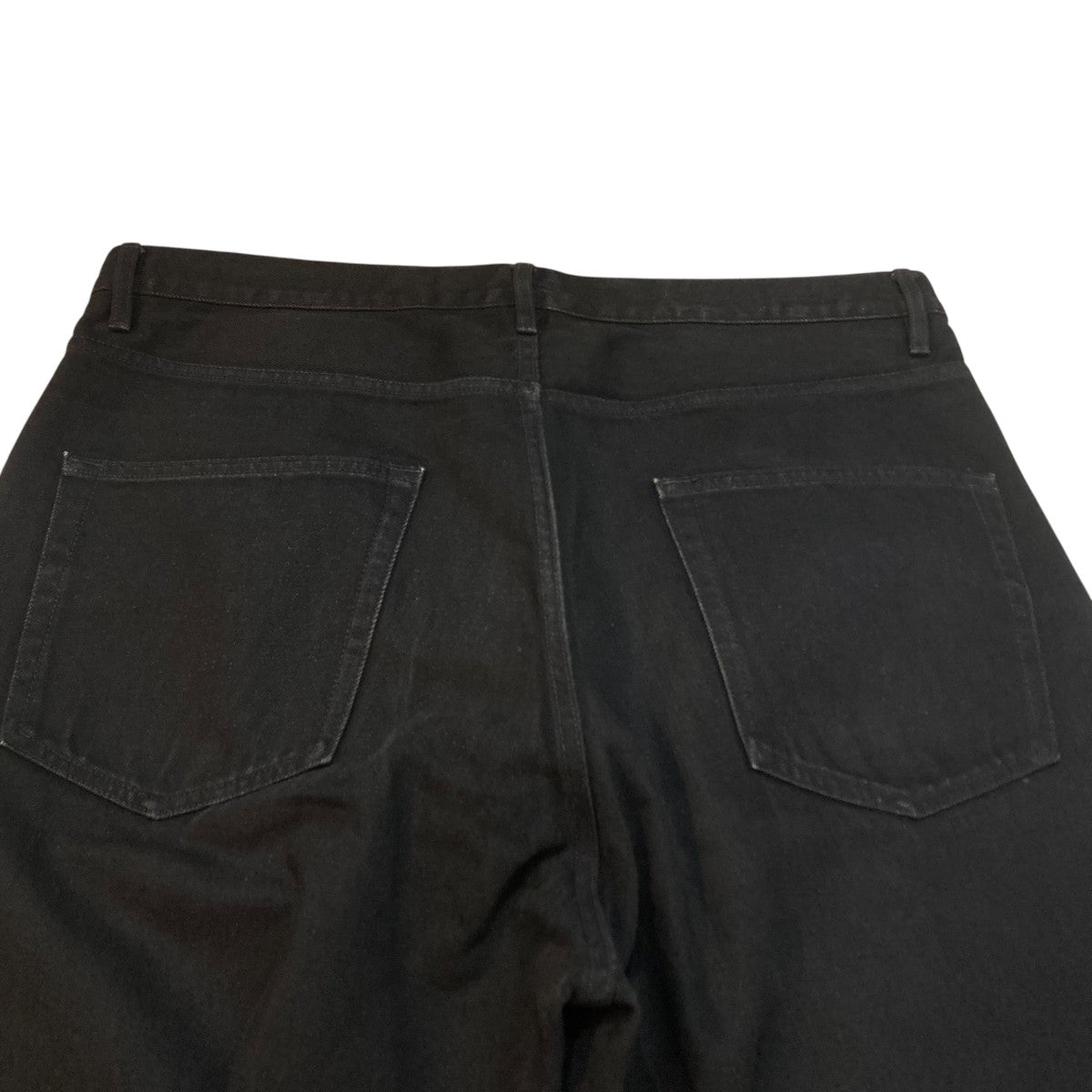AURALEE HARD TWIST DENIM WIDE PANTSワイドデニムパンツA8AP02DM 古着・中古-6枚目のアイテム画像