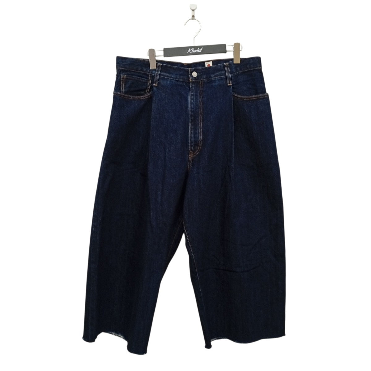 ワイドプリーツ CROP GRANITE MADE OF JAPANデニムパンツA9136