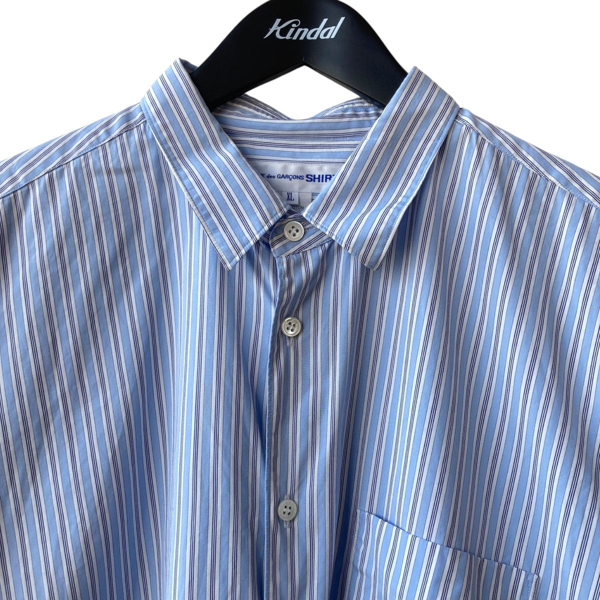 COMME des GARCONS SHIRT ストライプシャツFZ-B115 古着・中古-3枚目のアイテム画像