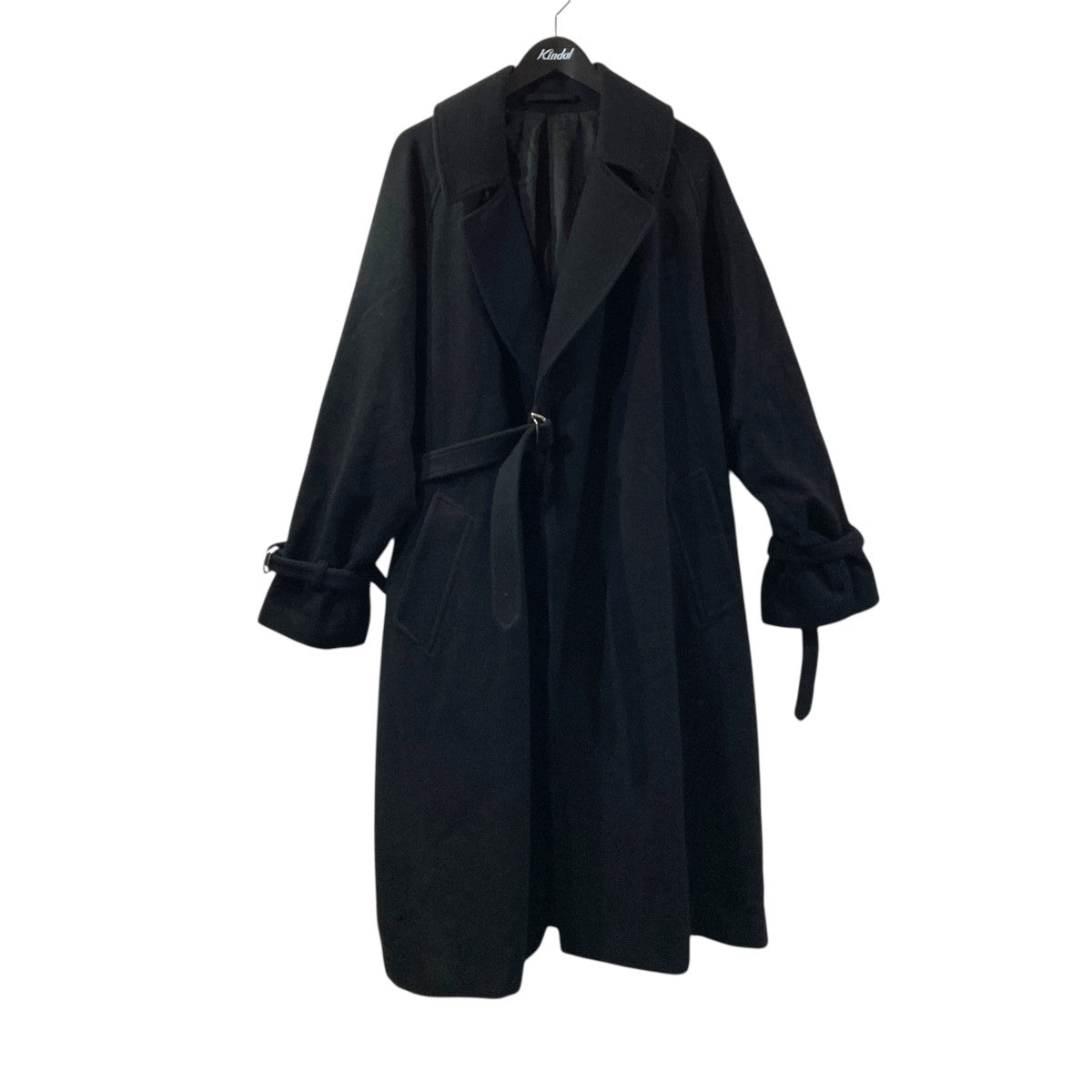 CTHY LUXURY MATERIAL TIELOCKEN COAT by Super140’s Jackal WOOLロングコート24CTHY-02 古着・中古-1枚目のアイテム画像