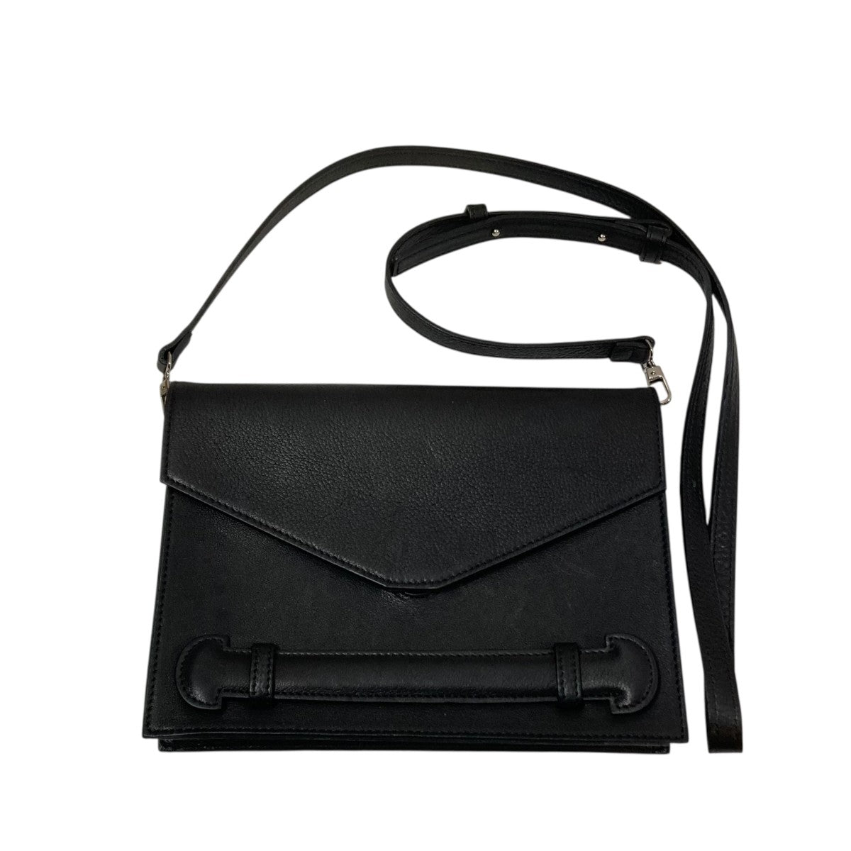 LEATHER SHOULDER CLUTCHショルダーバッグRich I-05-OB-03