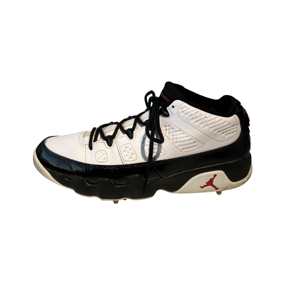 NIKE Air Jordan 9 Golf White／Black／True RedスニーカーFJ5934-100 古着・中古-2枚目のアイテム画像