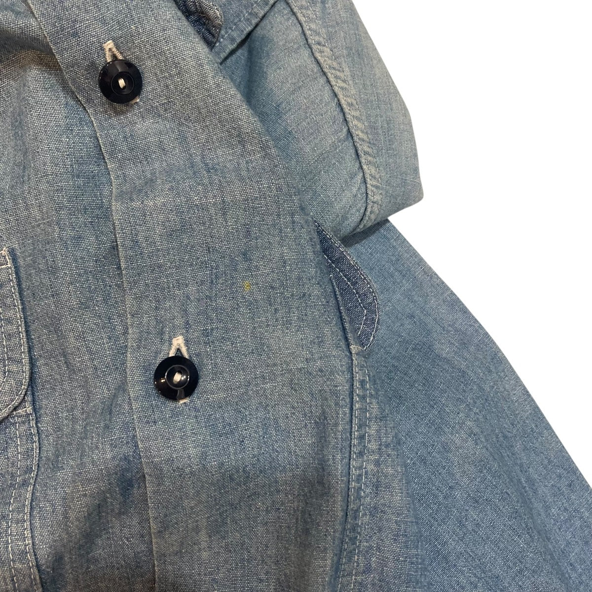 MADISON BLUE シャンブレーシャツMB167-5007 古着・中古-5枚目のアイテム画像