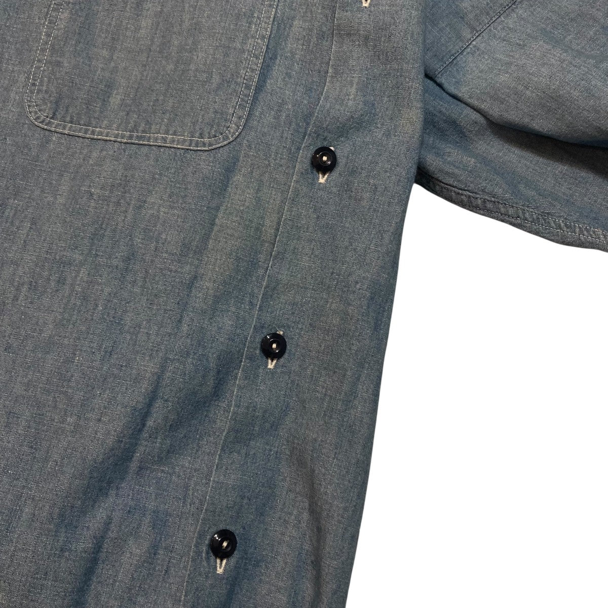 MADISON BLUE シャンブレーシャツMB167-5007 古着・中古-8枚目のアイテム画像