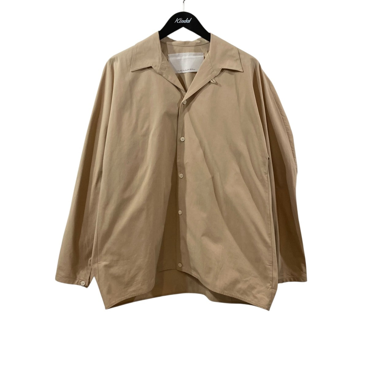 Draping Seamless CollarShirtsオープンカラーシャツN-24A-006