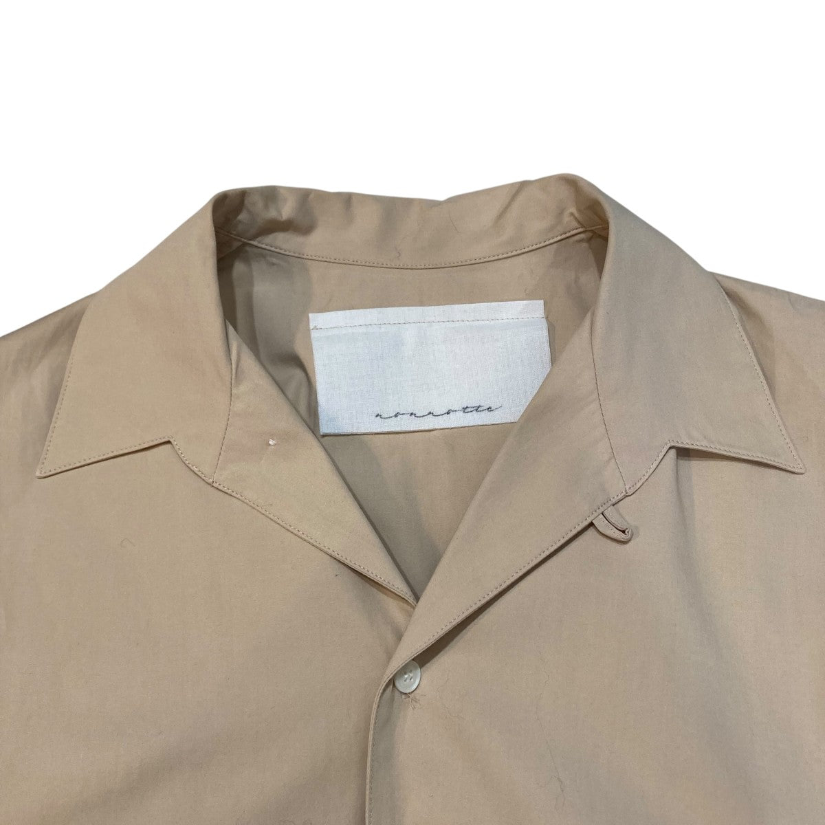 Draping Seamless CollarShirtsオープンカラーシャツN-24A-006