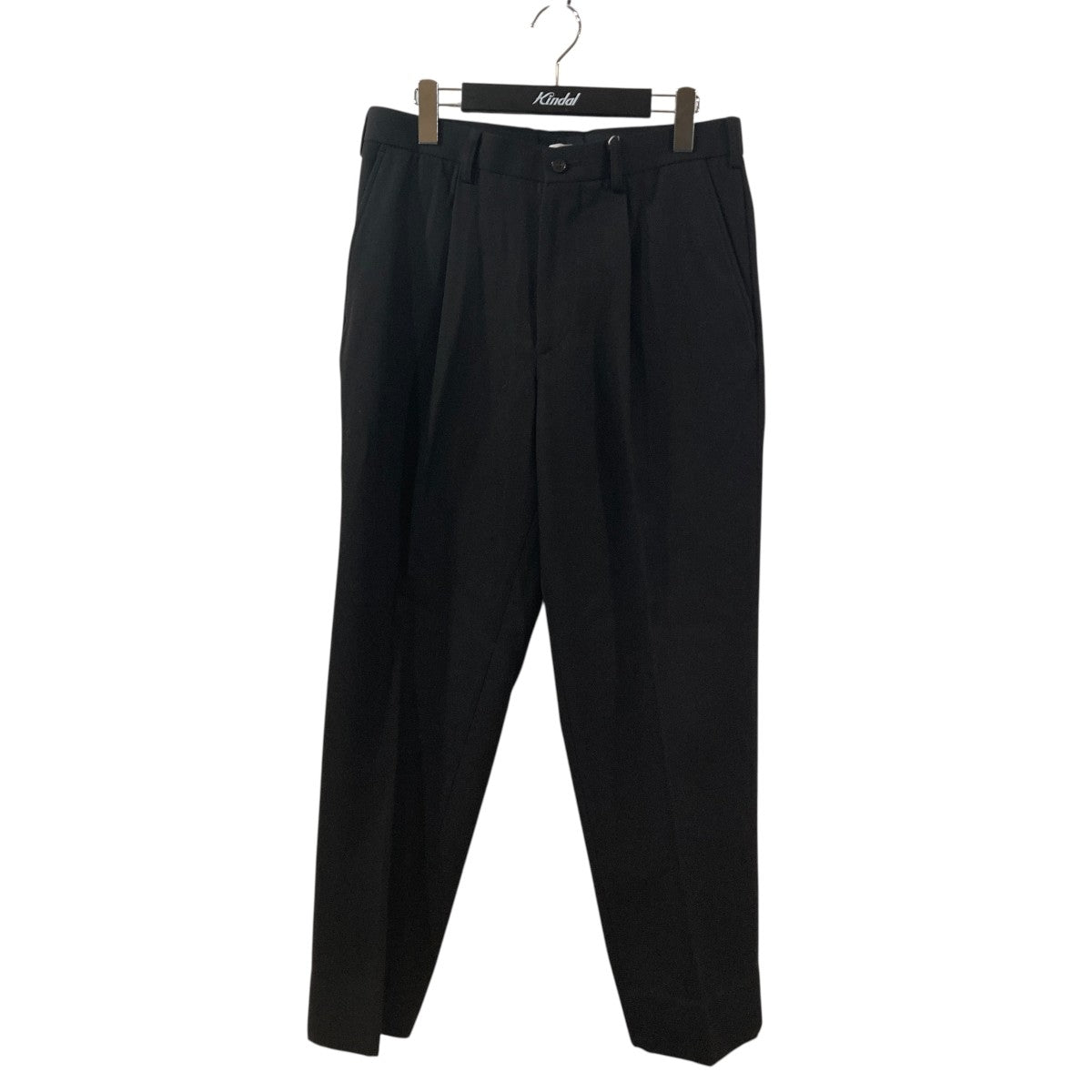 SATEEN GABARDINE TUCK TROUSERSスラックス21-02-023