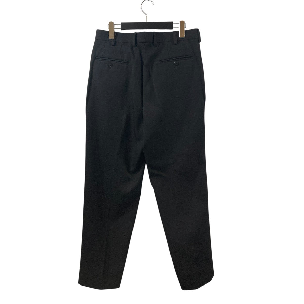 SATEEN GABARDINE TUCK TROUSERSスラックス21-02-023