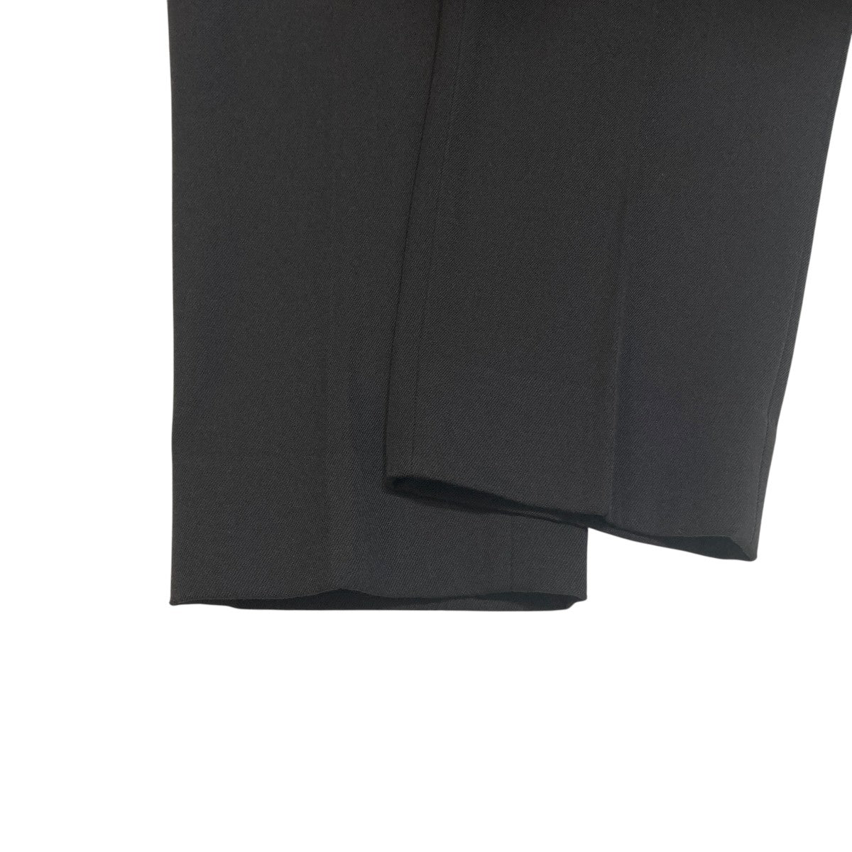 SATEEN GABARDINE TUCK TROUSERSスラックス21-02-023
