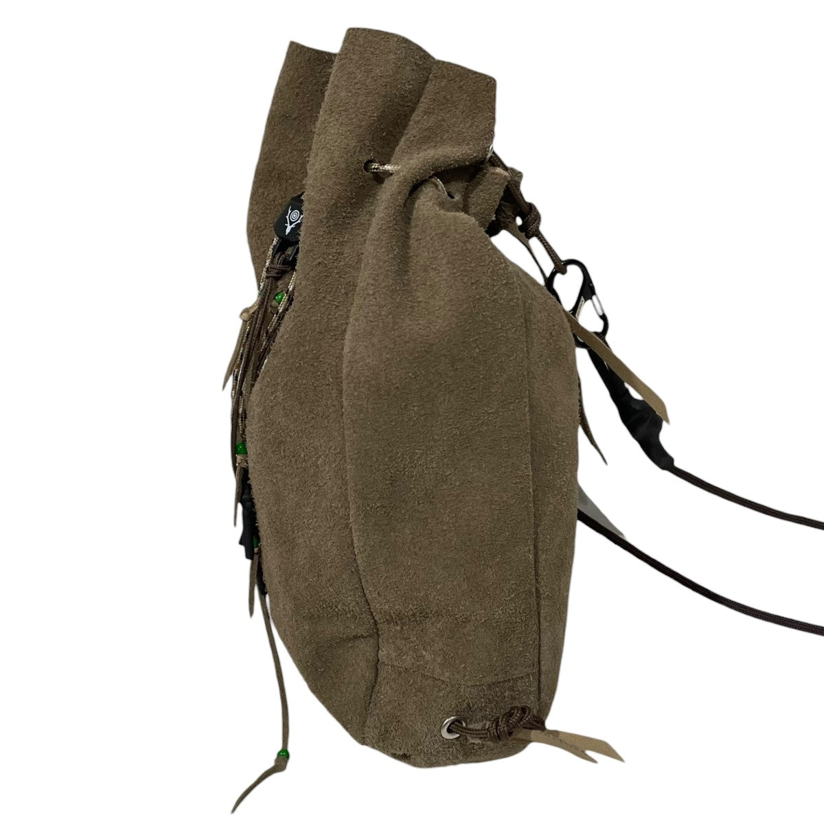 south2 west8×B：TOGETHER 25AW レザー巾着バッグ KINCHAKU キンチャク 古着・中古-3枚目のアイテム画像