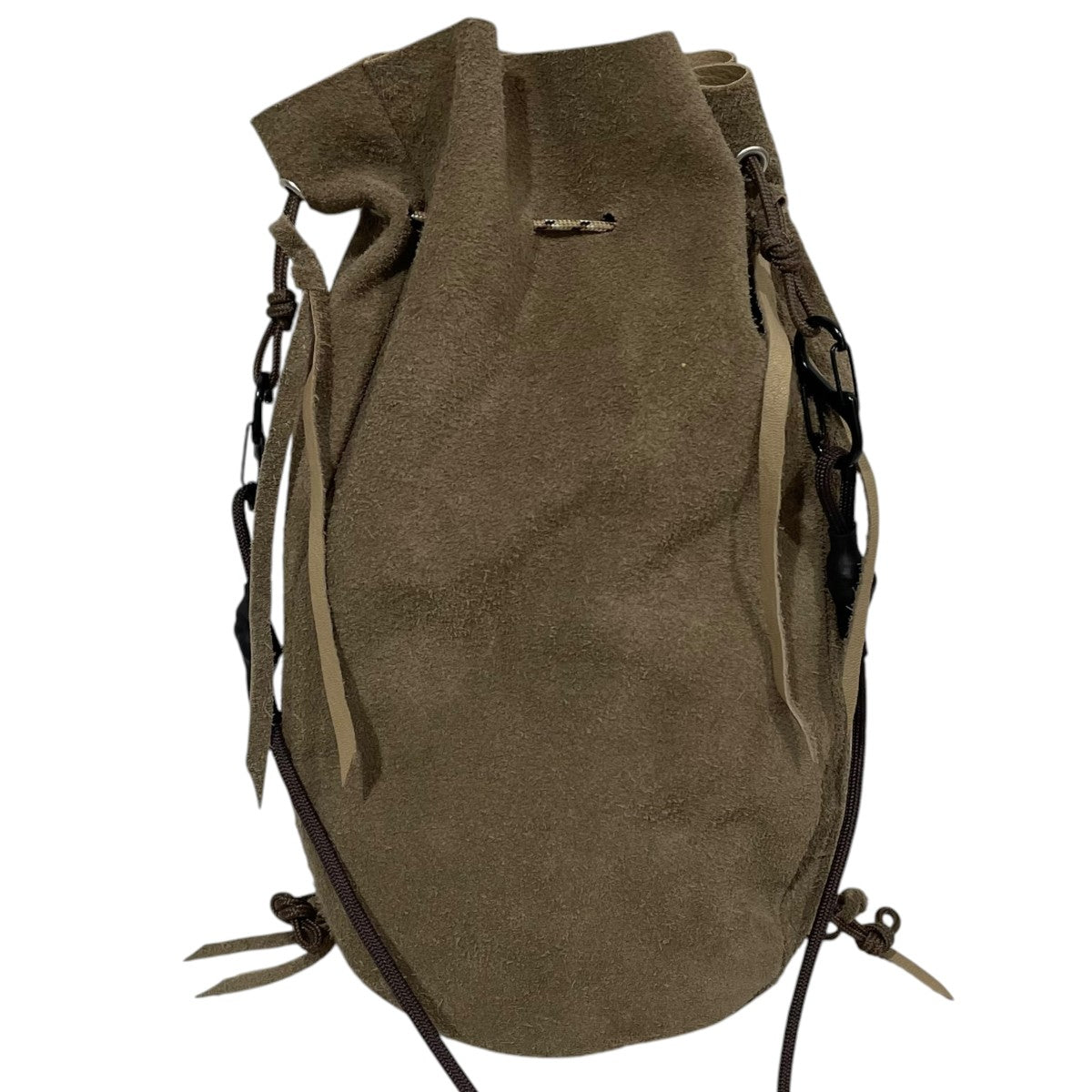 south2 west8×B：TOGETHER 25AW レザー巾着バッグ KINCHAKU キンチャク 古着・中古-5枚目のアイテム画像