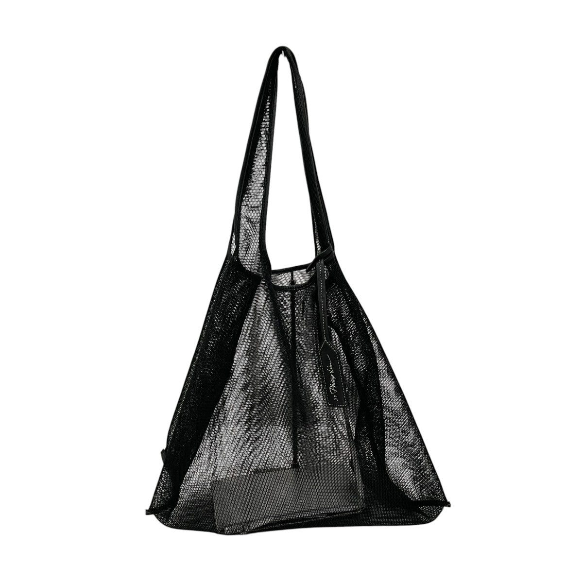 3．1 phillip lim クリスタル装飾メッシュトートトートバッグ 古着・中古-1枚目のアイテム画像
