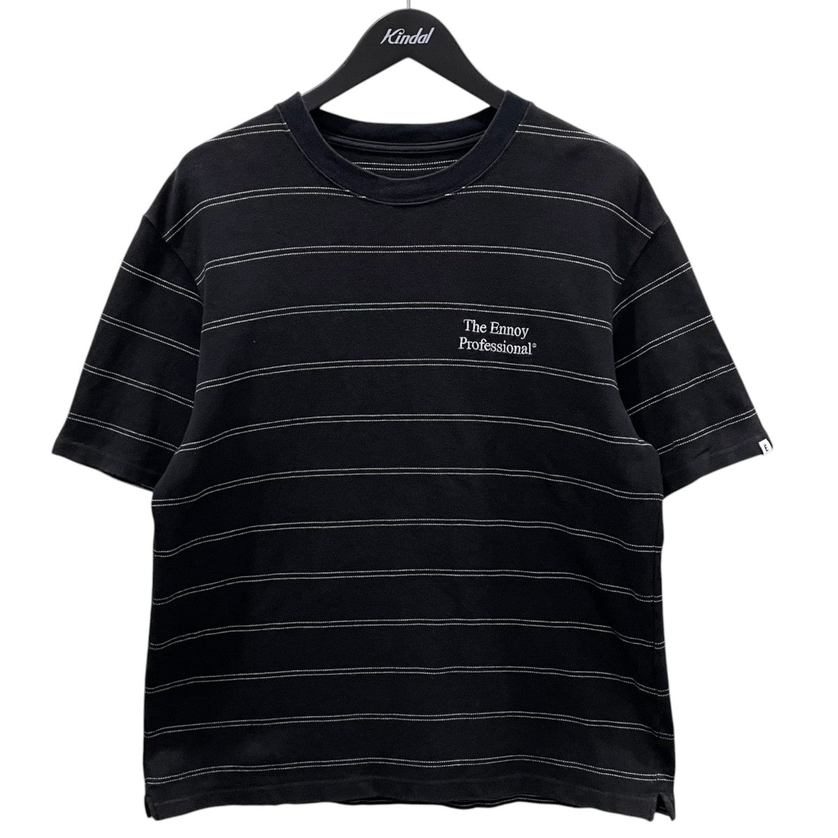 21SS ボーダー柄ロゴ刺繍Tシャツ S／S Border Tee ショートスリーブ ボーダー Tシャツ SS21BRENCT04AM