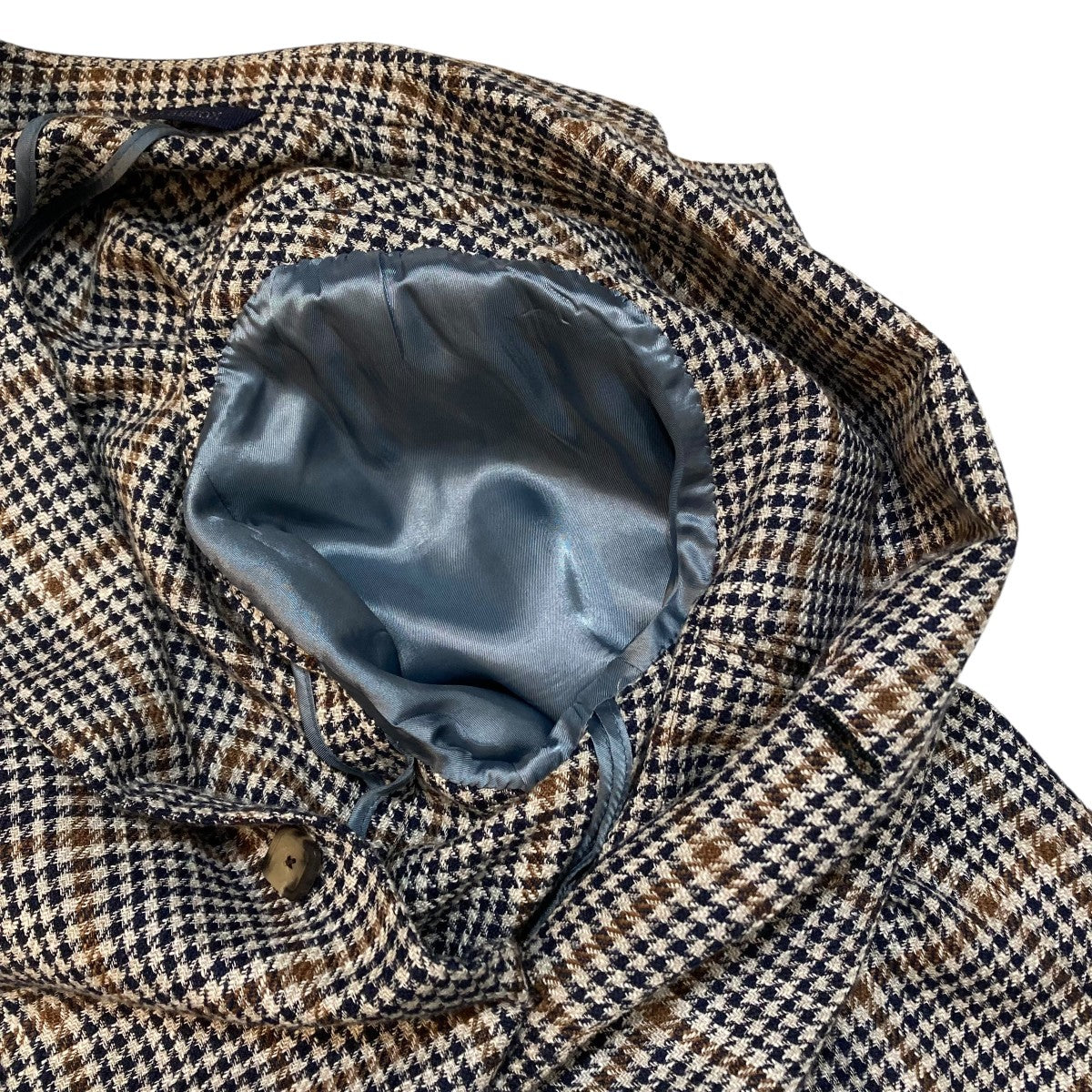 Belvest JACKET IN THE BOX 3BチェックチェックジャケットG10307 古着・中古-6枚目のアイテム画像