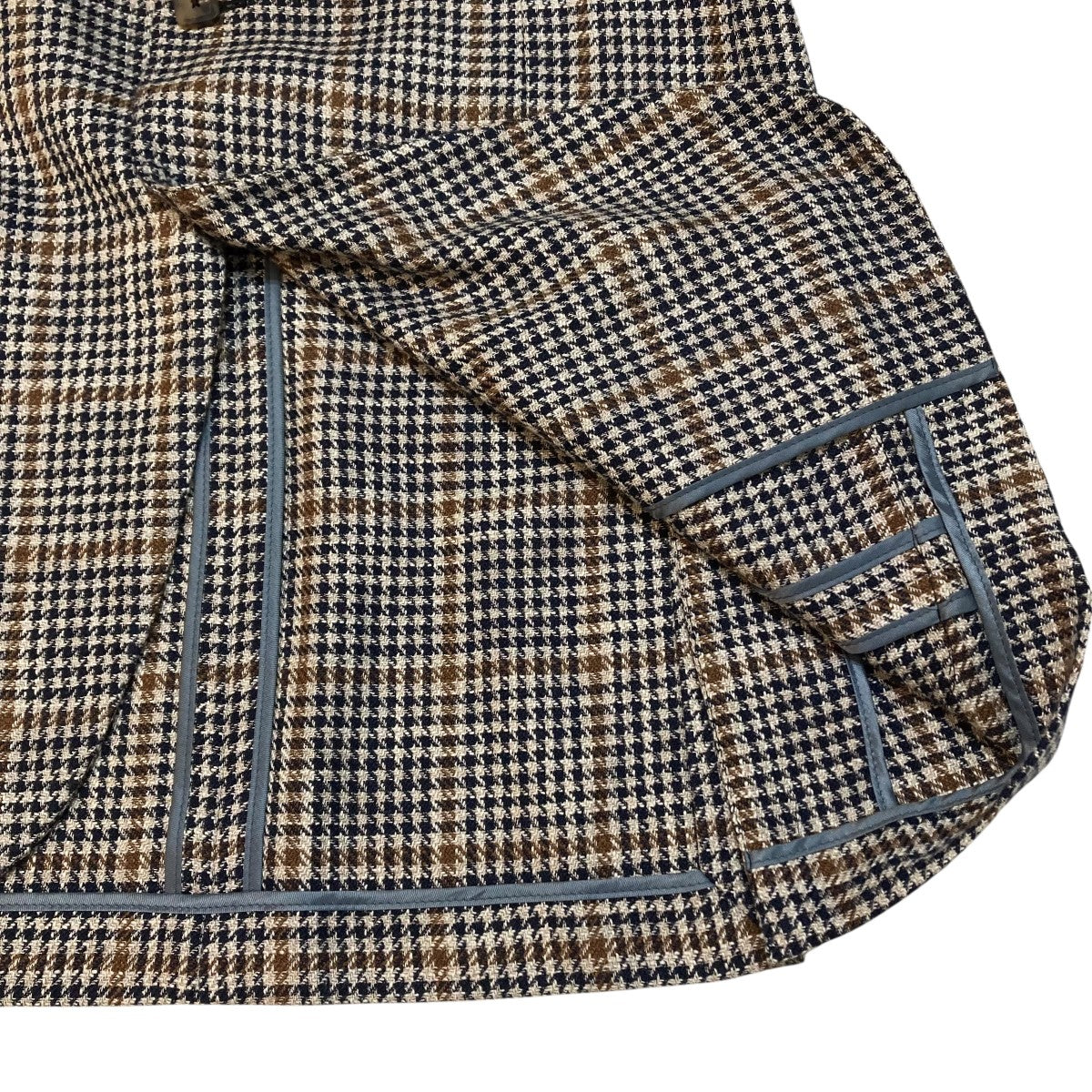 Belvest JACKET IN THE BOX 3BチェックチェックジャケットG10307 古着・中古-7枚目のアイテム画像