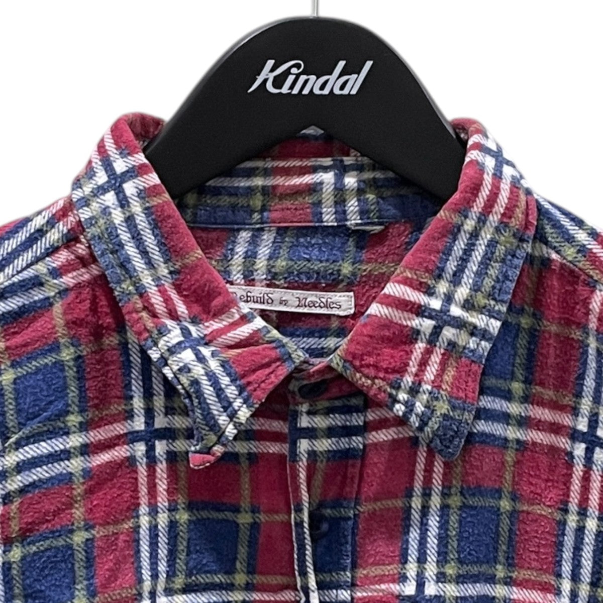 Rebuild by Needles 20AW リメイクフランネルシャツ 7 Cuts Wide Shirt - Flannel Shirt 7カッツ ワイド フランネルシャツ GL291 古着・中古-3枚目のアイテム画像