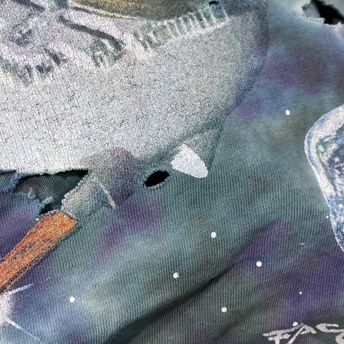 90s プリントタイダイTシャツ Grateful Dead グレイトフル・デッド Space Your Face スペース・ユア・フェイス