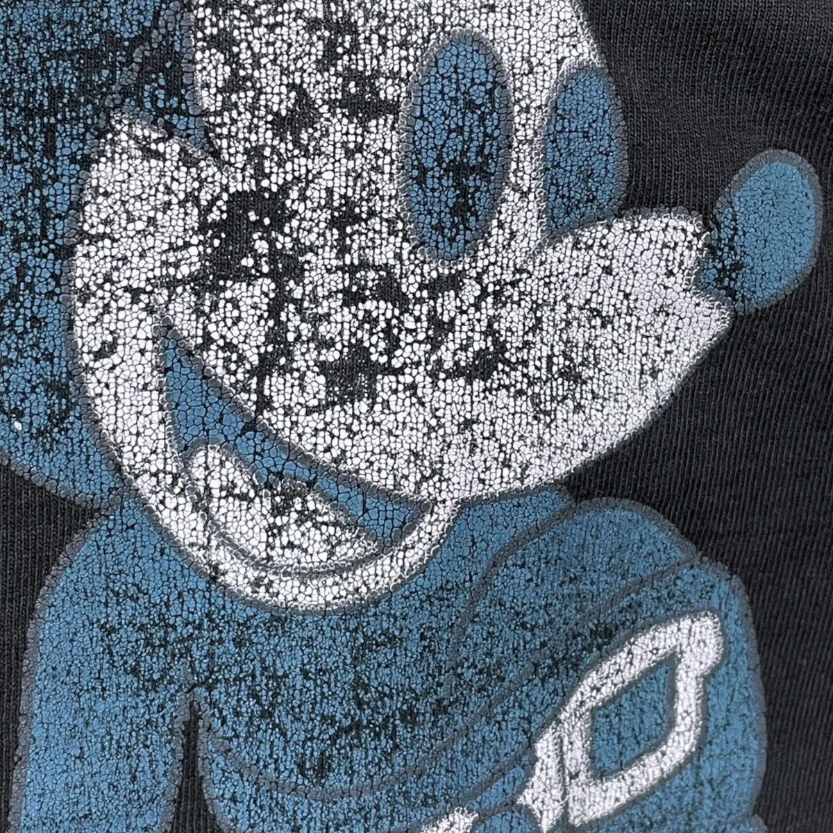 ダメージ加工Tシャツ MICKEY MOUSE T-SHIRT 2000年・TOKYO MICKEY WEEKS 限定モデル