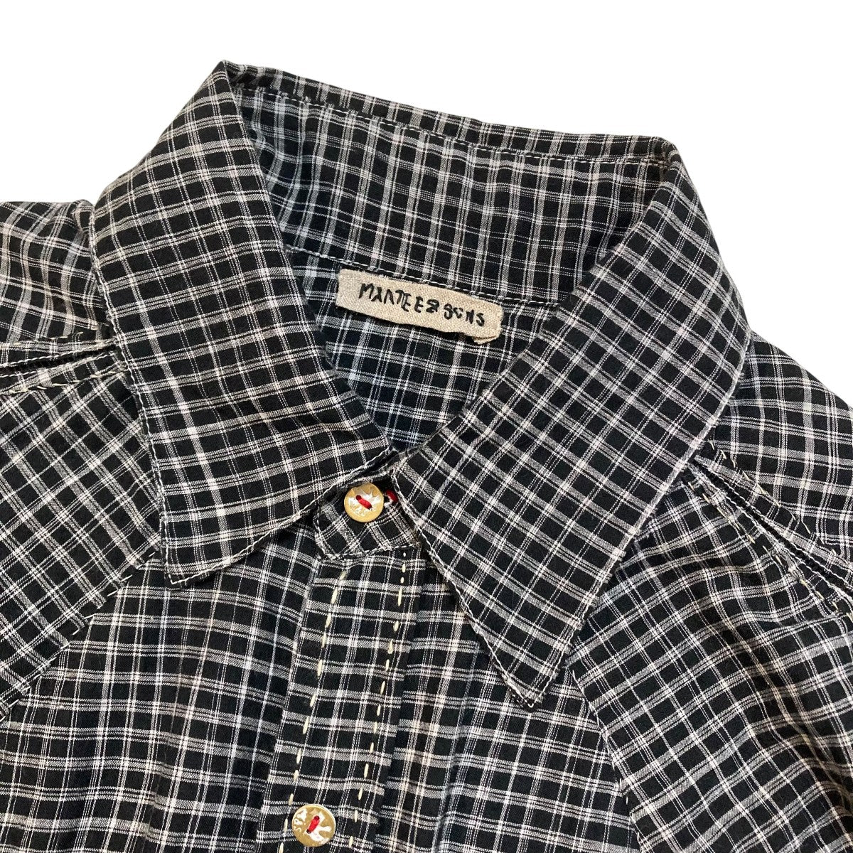 GUPTA WESTERN SHIRTSチェックチェックシャツMT5303-0605