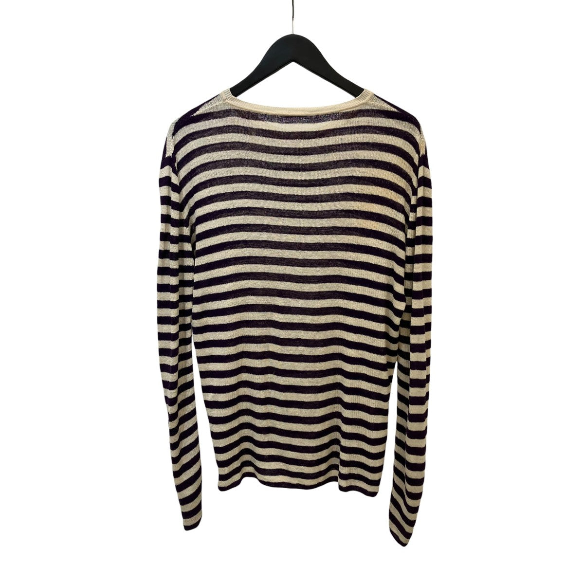 Saint Laurent Paris ボーダーニット689362 古着・中古-3枚目のアイテム画像
