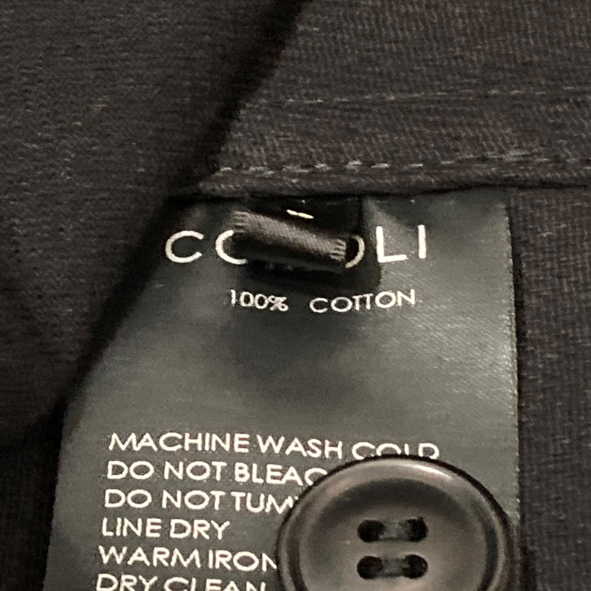 COMOLI 26SSBLACK DRILL JACKETジャケットD01-01006 古着・中古-8枚目のアイテム画像