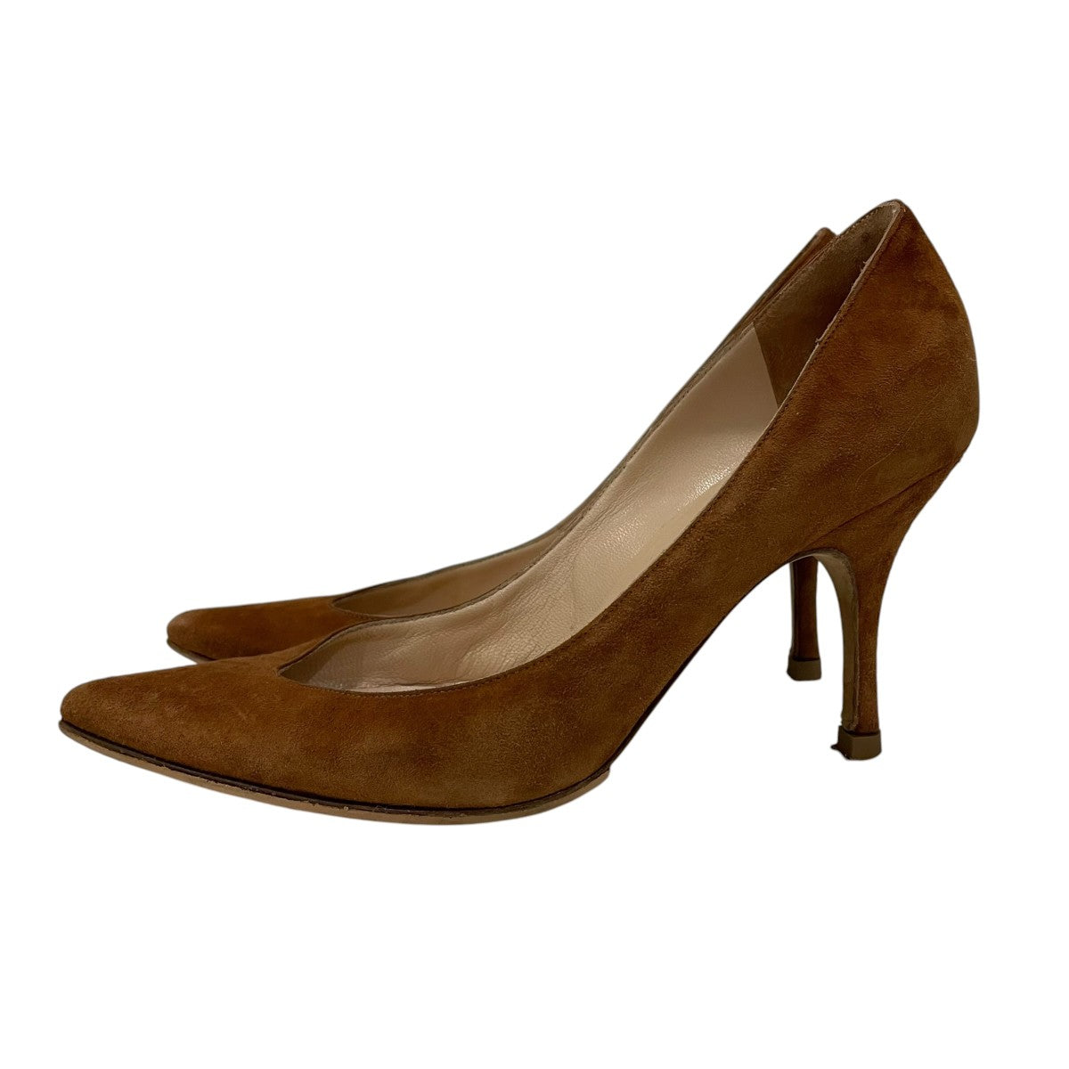 Manolo Blahnik(マノロブラニク) ヒールパンプス ブラウン サイズ 36