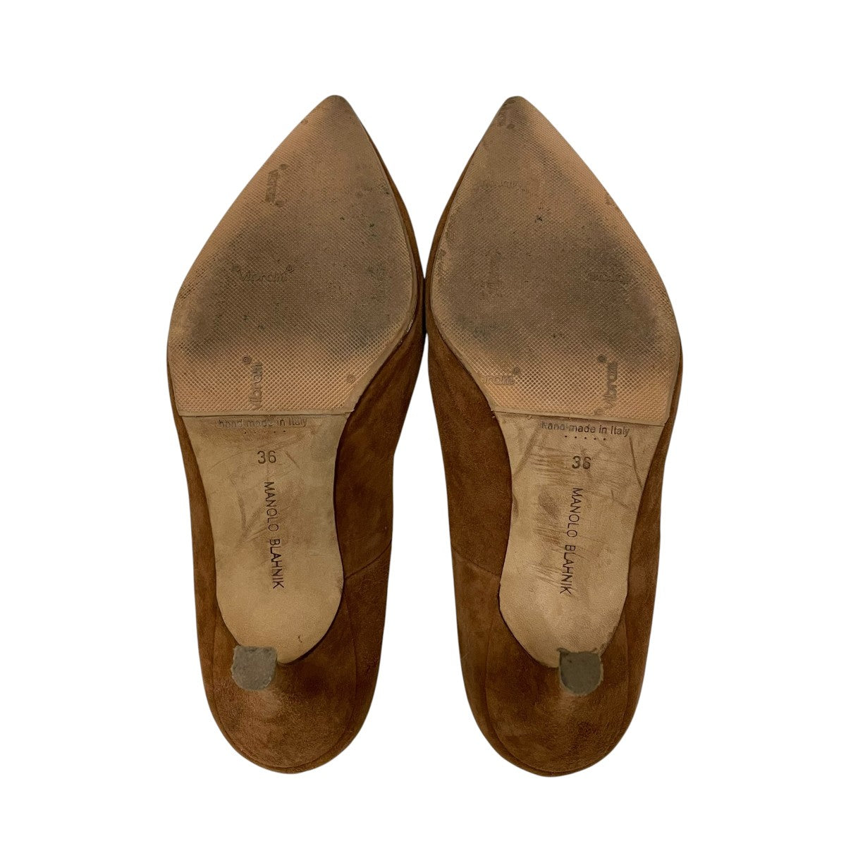 Manolo Blahnik(マノロブラニク) ヒールパンプス ブラウン サイズ 36
