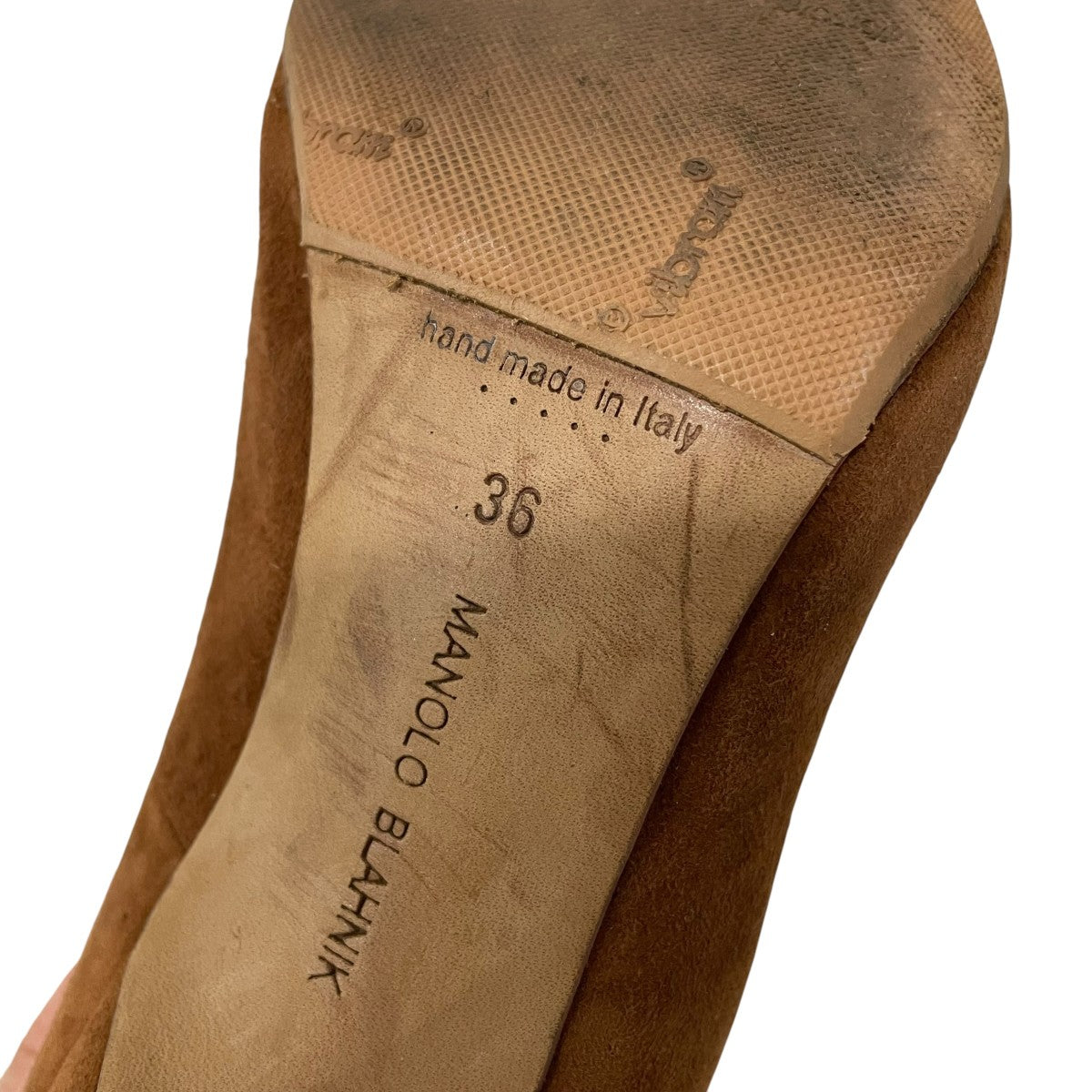 Manolo Blahnik(マノロブラニク) ヒールパンプス ブラウン サイズ 36