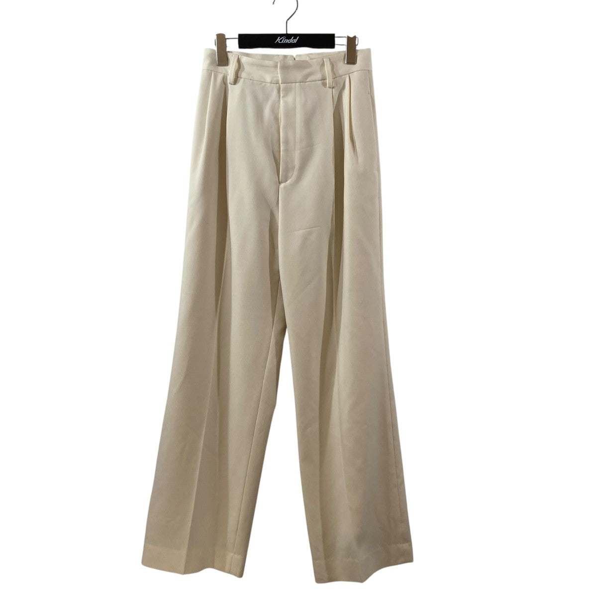MUSE WOOL SERGEタックワイドパンツスラックス22030500428030 古着・中古-1枚目のアイテム画像