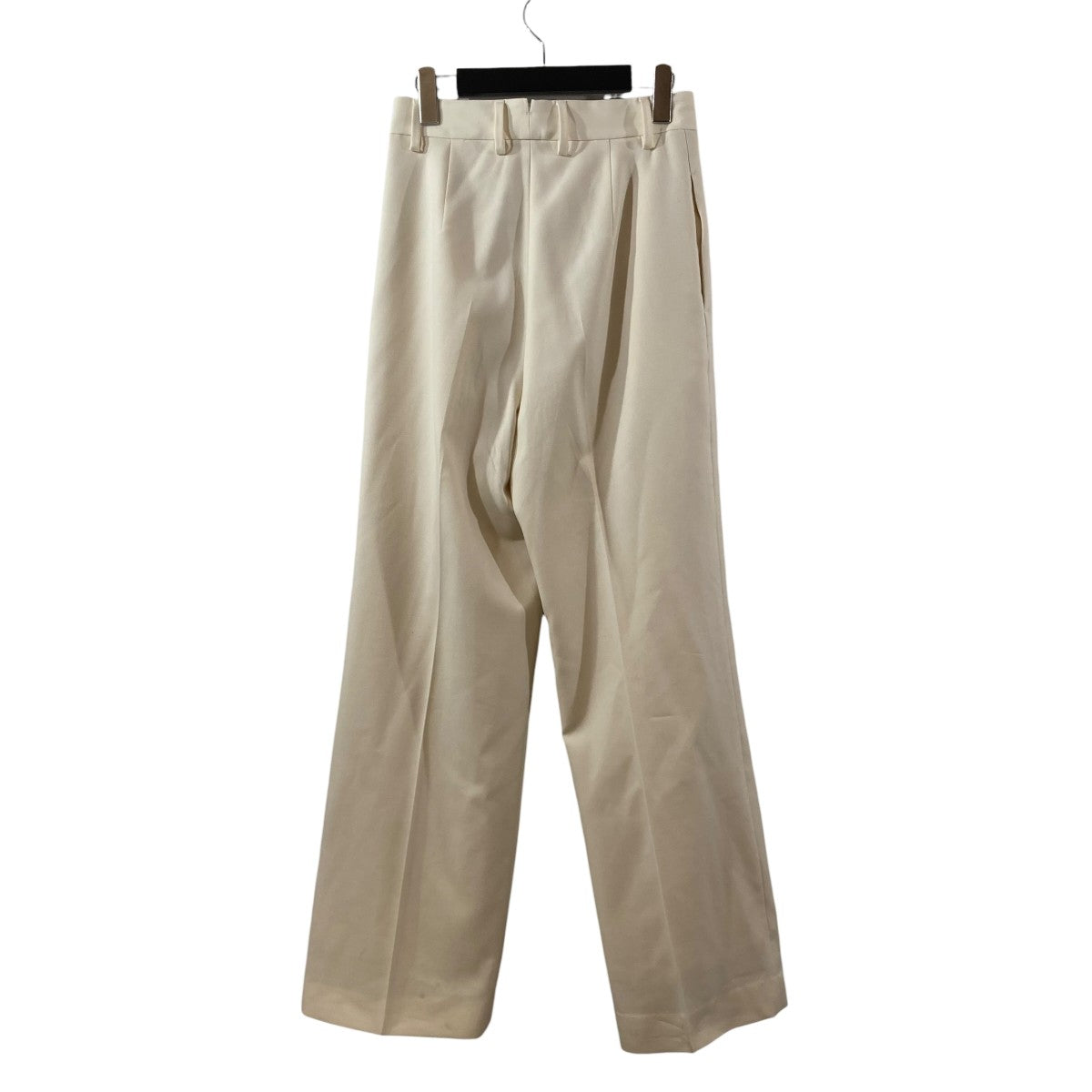 MUSE WOOL SERGEタックワイドパンツスラックス22030500428030 古着・中古-2枚目のアイテム画像
