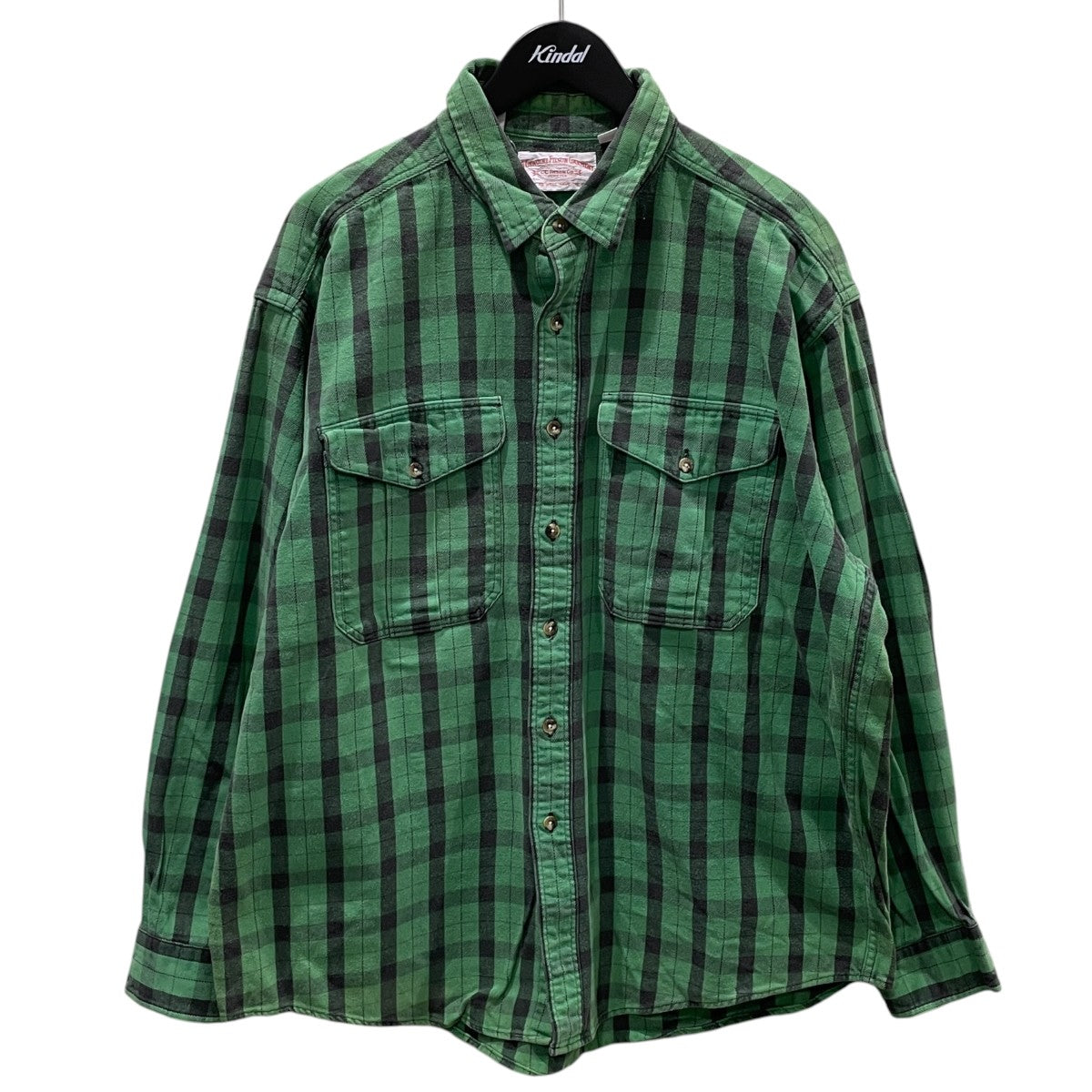 〜80s チェック柄シャツ Heavy Cotton Flannel Shirt ヘビーコットンフランネルシャツ 850