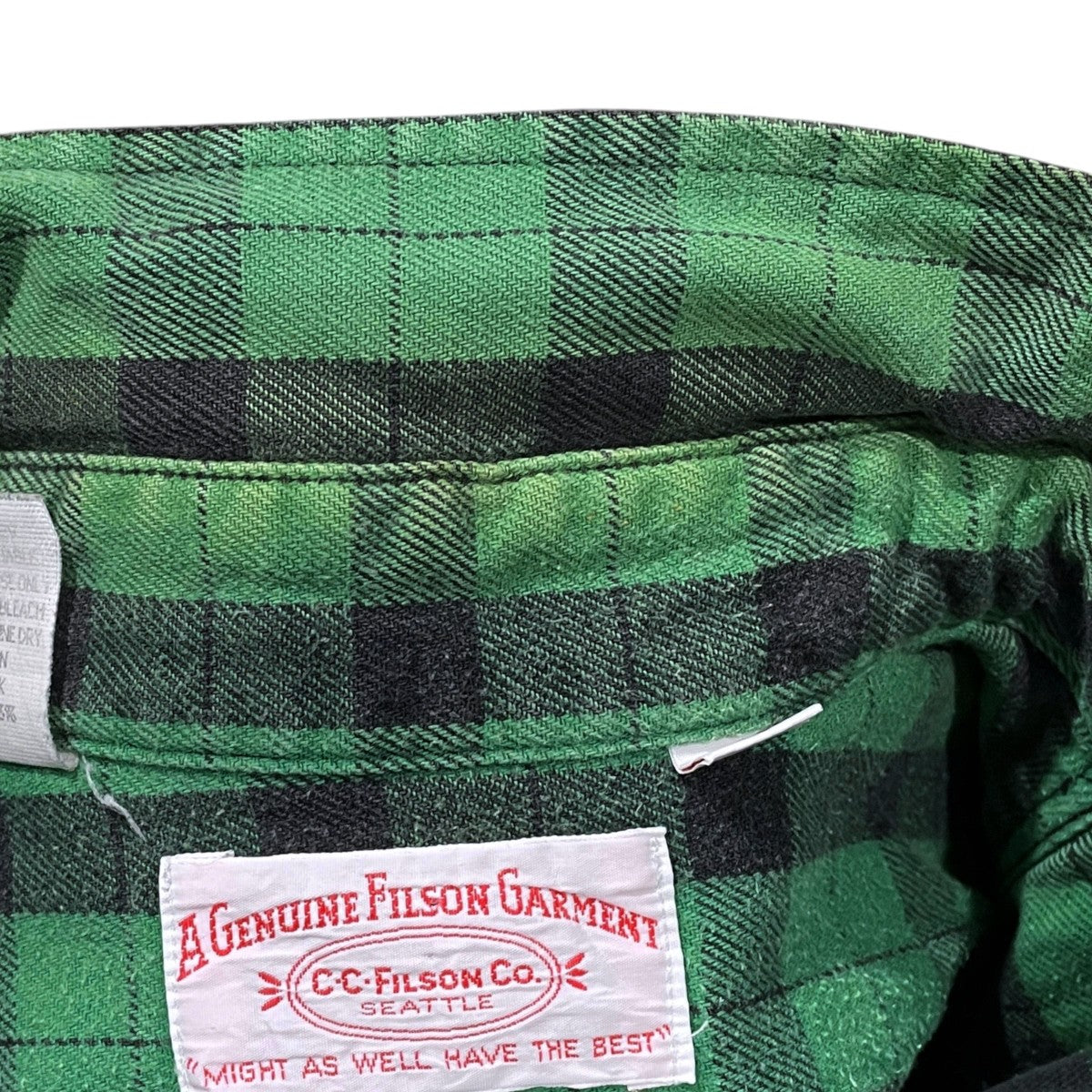 〜80s チェック柄シャツ Heavy Cotton Flannel Shirt ヘビーコットンフランネルシャツ 850