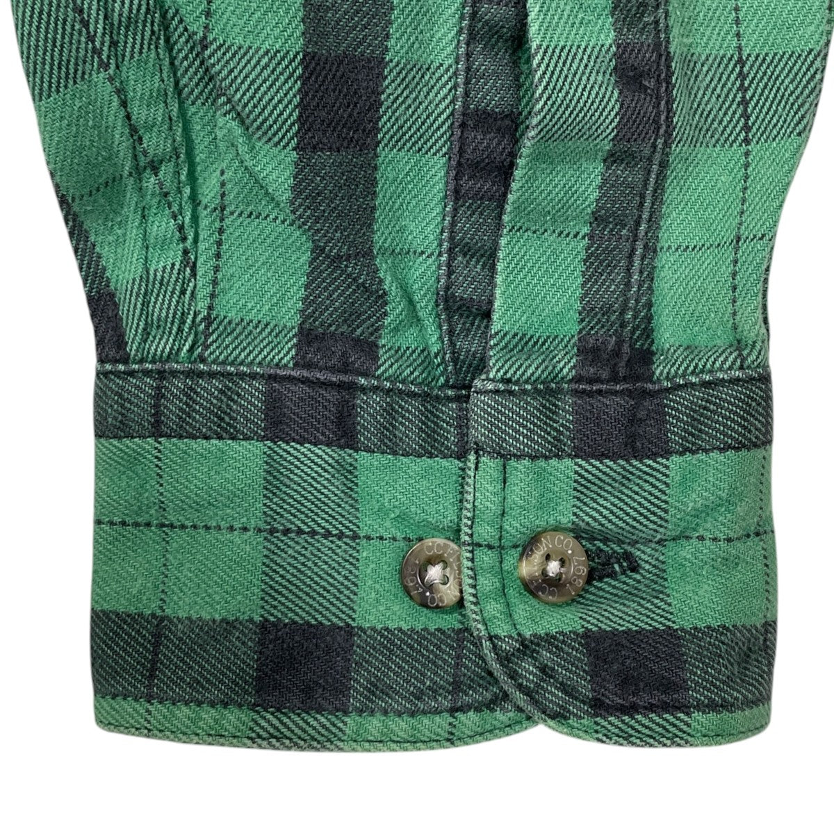 〜80s チェック柄シャツ Heavy Cotton Flannel Shirt ヘビーコットンフランネルシャツ 850