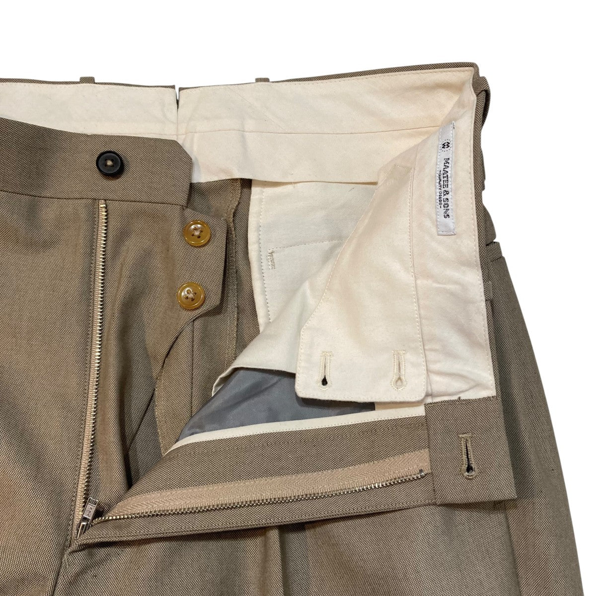 TROUSER 1 (WOOL MOHAIR )スラックスMT4103-0201A