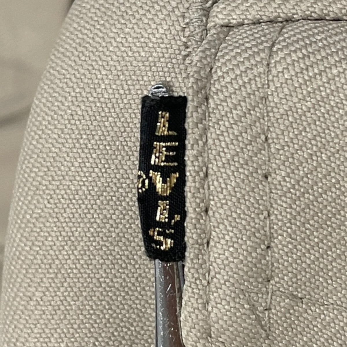 センタープレスフレアパンツ BIG E STA-PREST スタプレ 42TALON ブラックタブ
