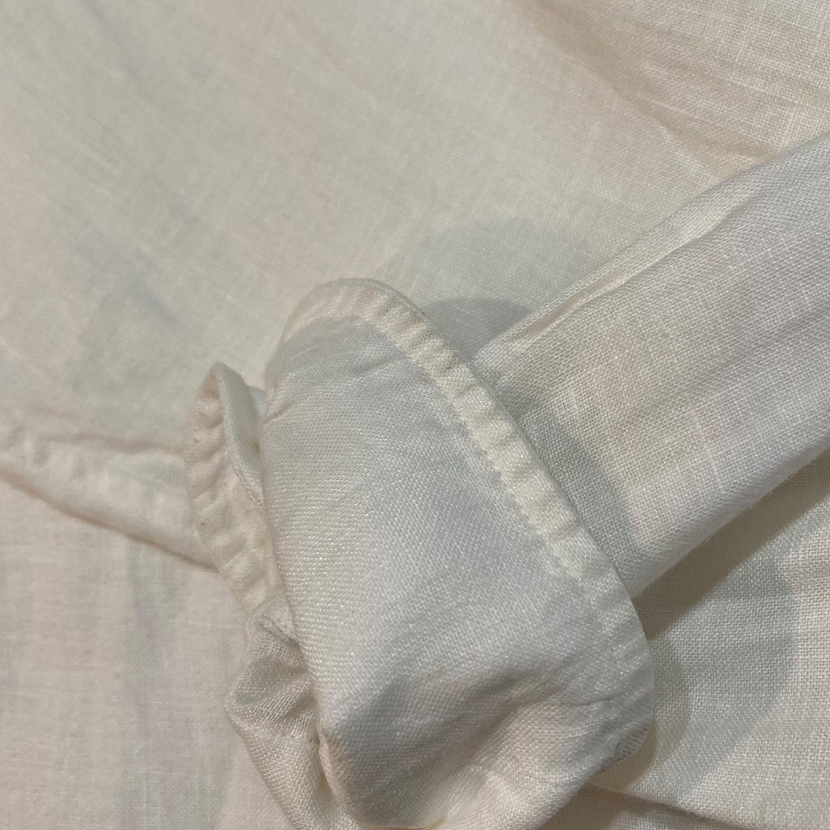 HERMES リネンシャツ 古着・中古-5枚目のアイテム画像