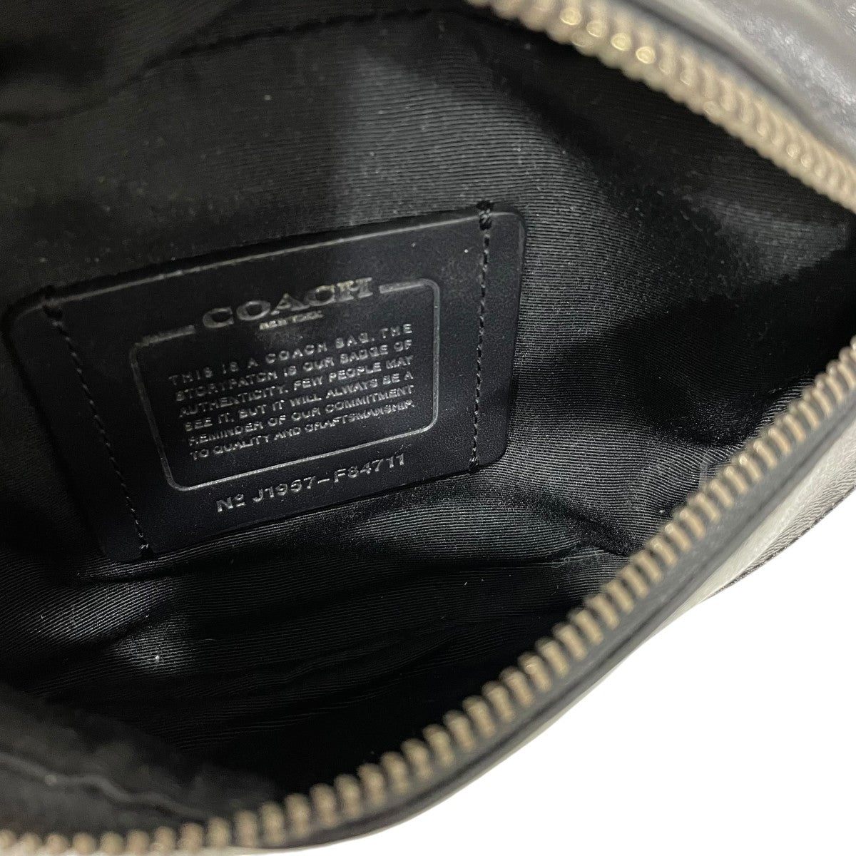 COACH シグネチャーショルダーバッグJ1957 古着・中古-5枚目のアイテム画像